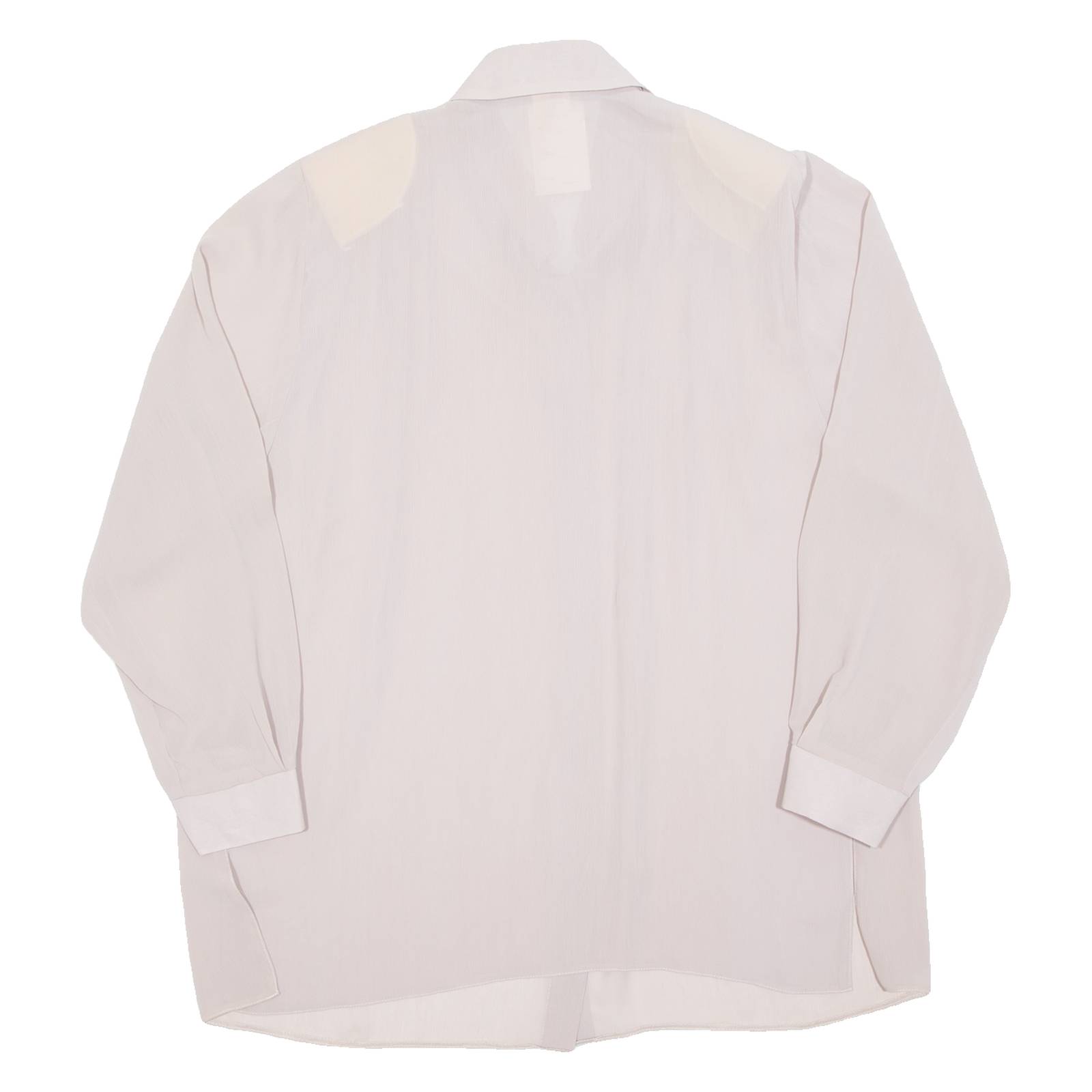 SHE FASHION Sheer Womens Blouse Pink Long Sleeve 2XL