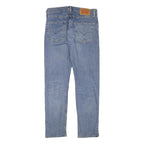 LEVI'S 502 Mens Jeans Blue Slim Straight Denim Medium W31 L30 Zip Closure