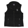 PATAGONIA Womens Black Fleece Vest L Polyester Blend Zip Up Casual Lightweight
