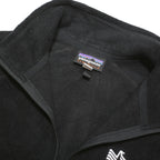 PATAGONIA Womens Black Fleece Vest L Polyester Blend Zip Up Casual Lightweight