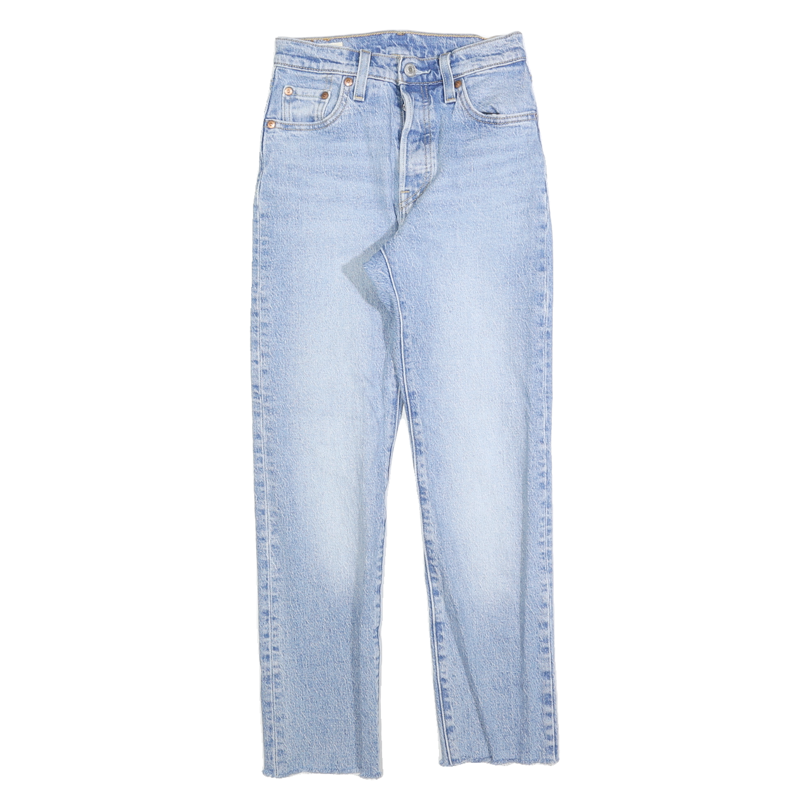 LEVI'S 501 BIG E Womens Jeans Blue Regular Straight Denim Light W23 L26 Vintage