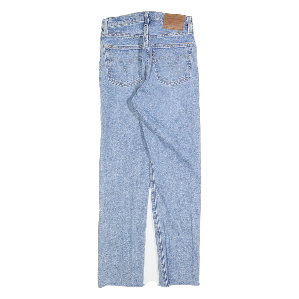 LEVI'S 501 BIG E Womens Jeans Blue Regular Straight Denim Light W23 L26 Vintage