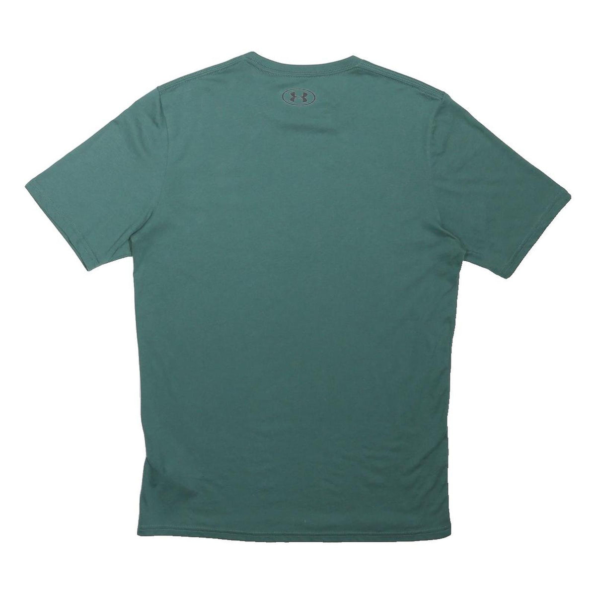 UNDER ARMOUR Mens Green Cotton Blend T-Shirt S Short Sleeve Crew Neck Sports