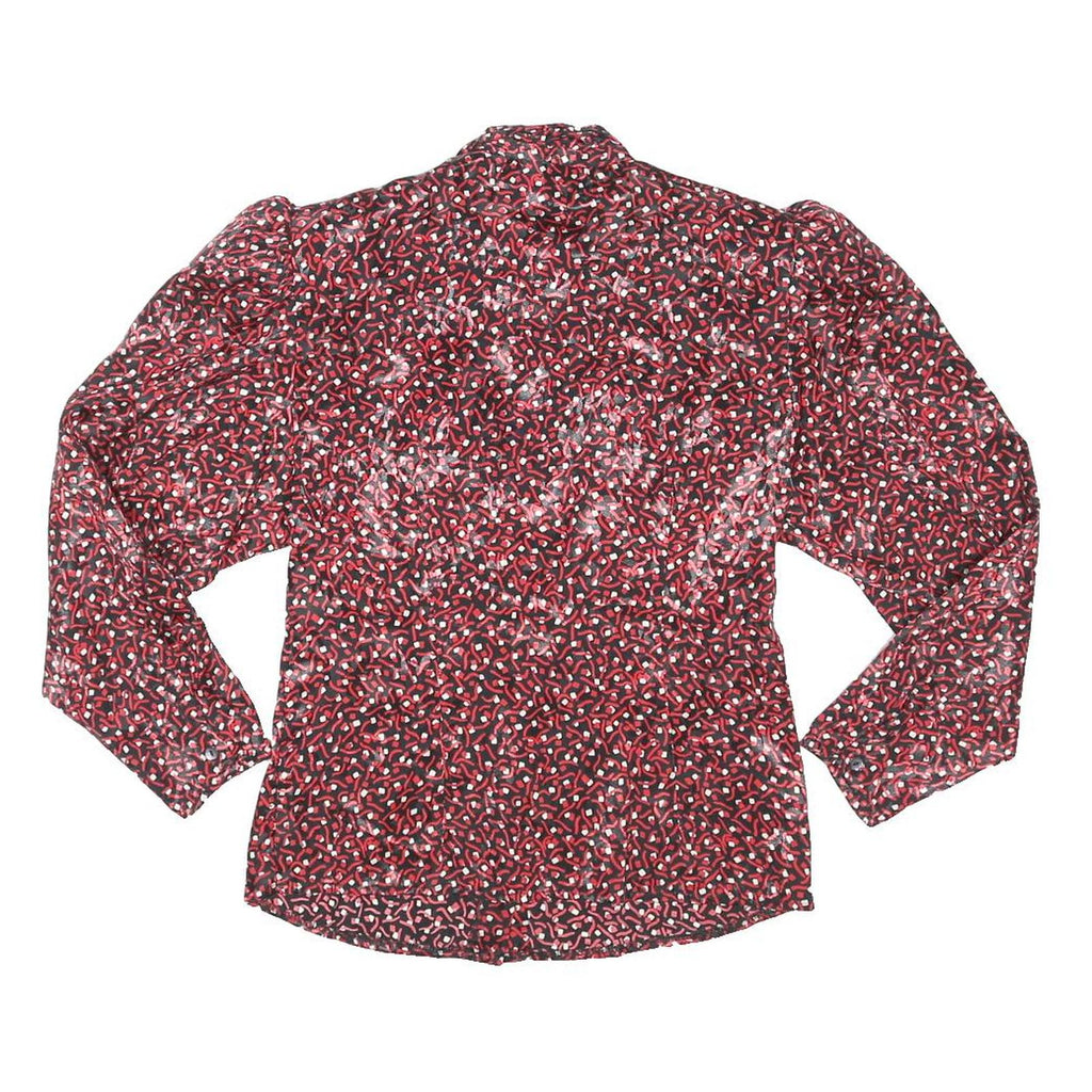 PRINCIPLES Womens Red Printed Shirt Long Sleeve Collared M Stylish Blouse
