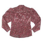 PRINCIPLES Womens Red Printed Shirt Long Sleeve Collared M Stylish Blouse