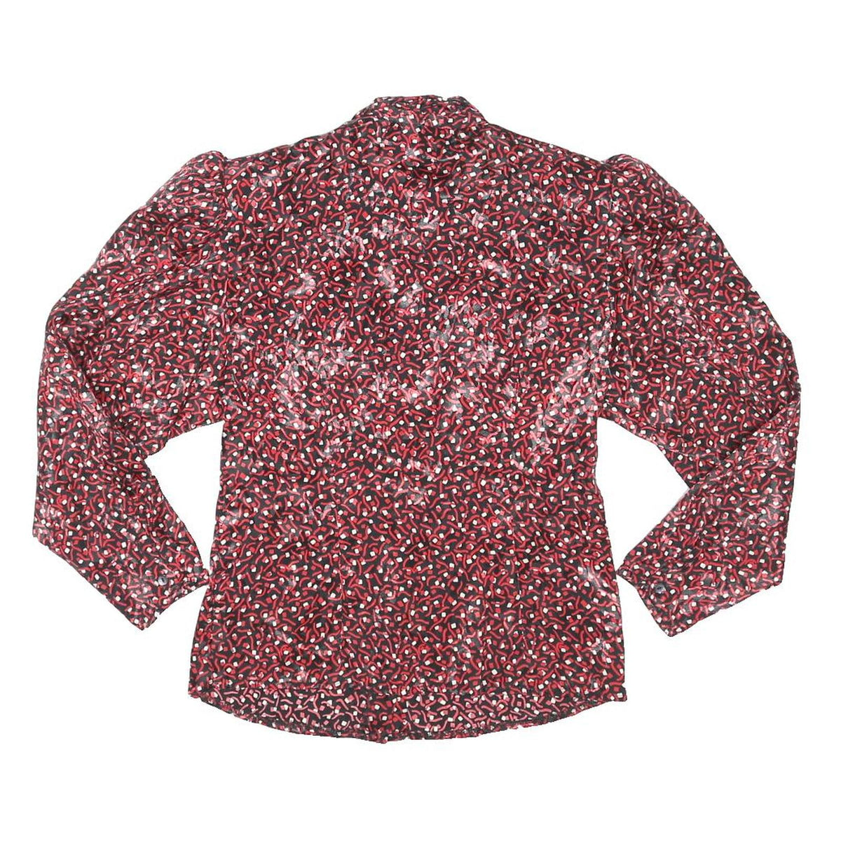PRINCIPLES Womens Red Printed Shirt Long Sleeve Collared M Stylish Blouse