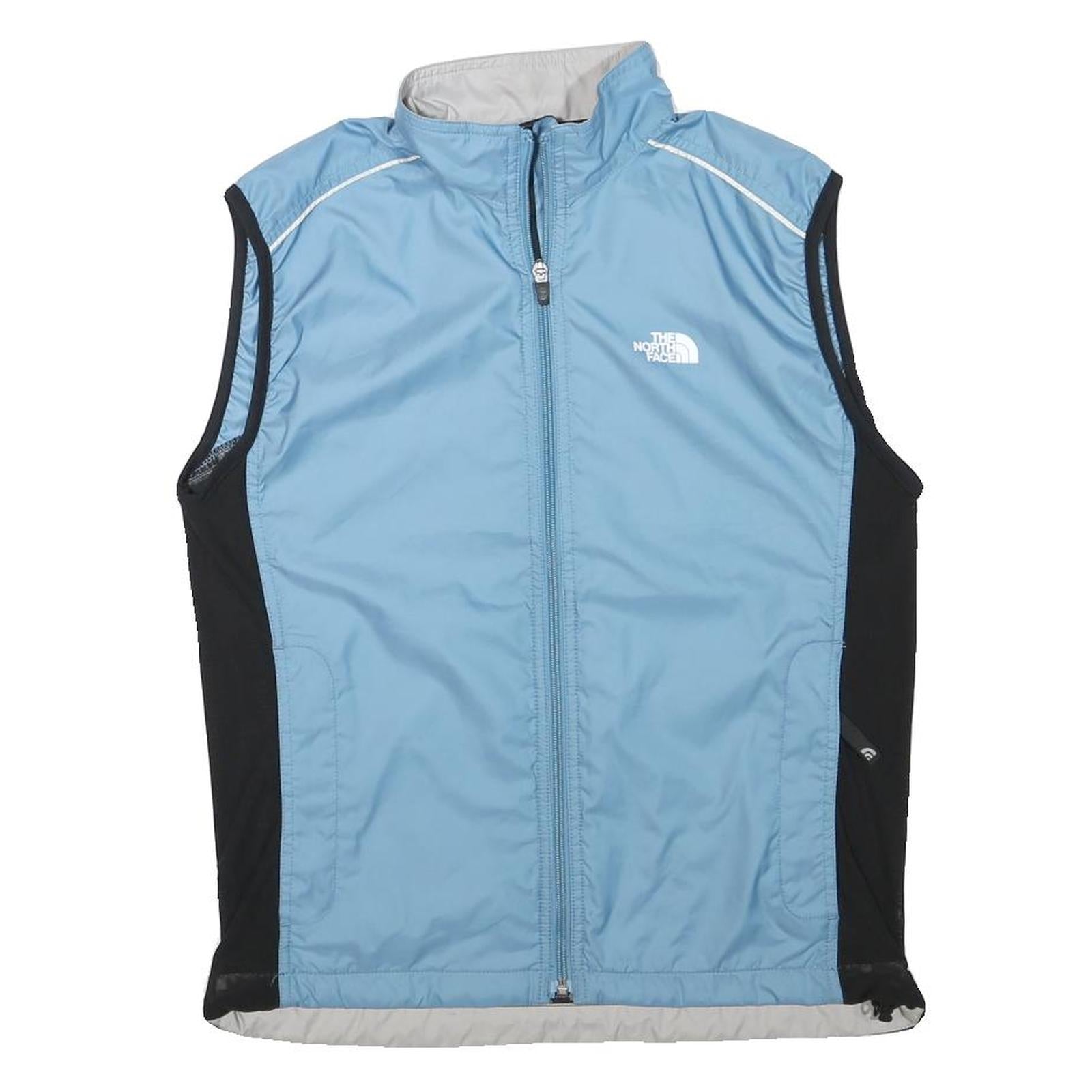 THE NORTH FACE Womens Blue & Black Lightweight Polyester Blend Outdoor Jacket M