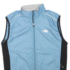 THE NORTH FACE Womens Blue & Black Lightweight Polyester Blend Outdoor Jacket M