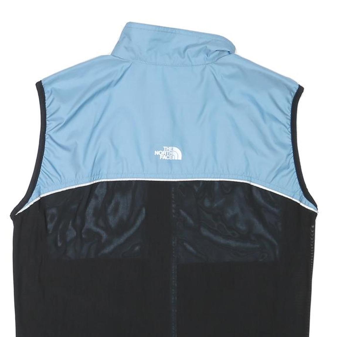 THE NORTH FACE Womens Blue & Black Lightweight Polyester Blend Outdoor Jacket M