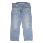 LEVI'S 505 Mens Jeans Blue Regular Straight Denim Light W38 L30 Classic Fit Zip