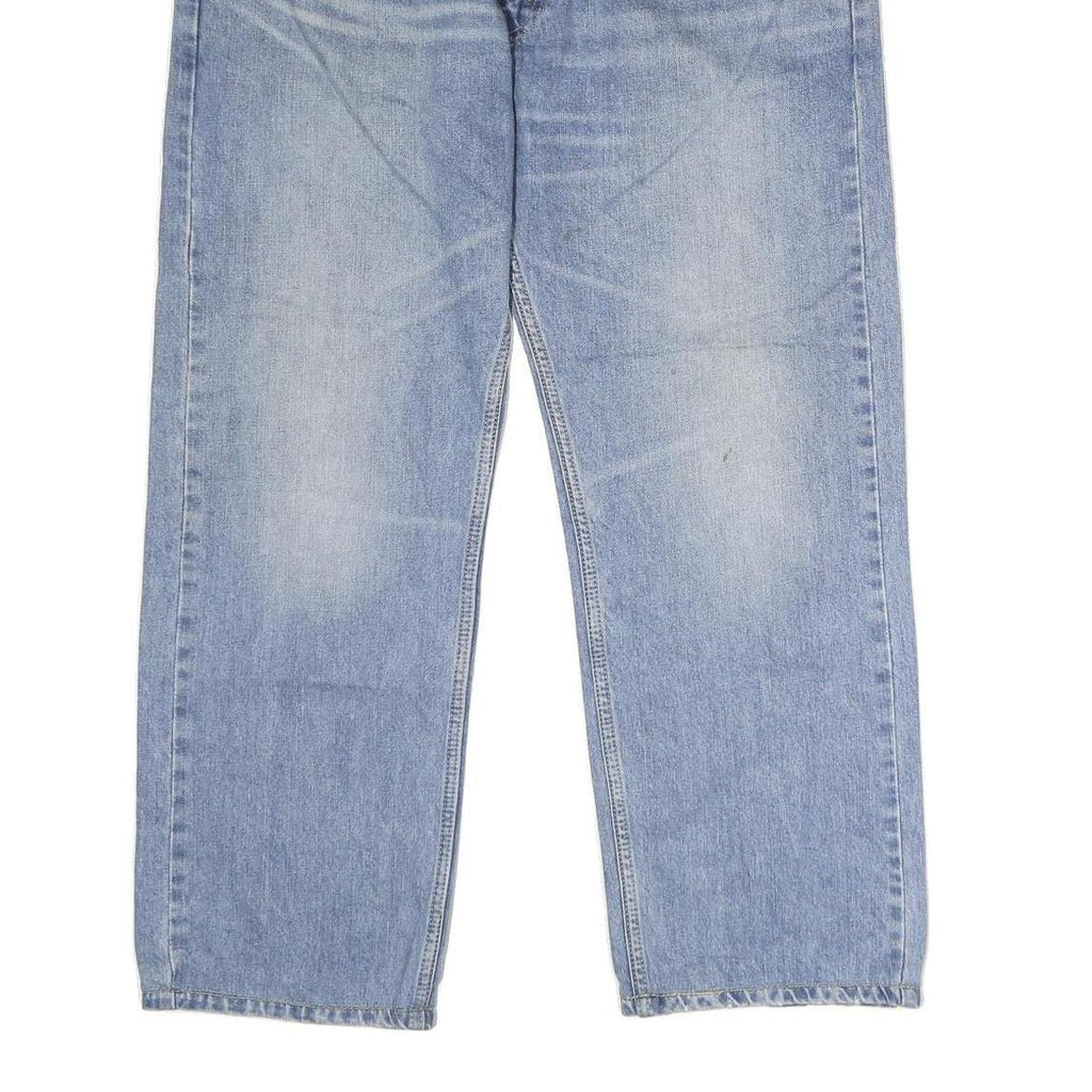 LEVI'S 505 Mens Jeans Blue Regular Straight Denim Light W38 L30 Classic Fit Zip