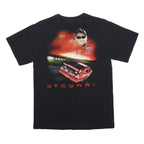 WINNER'S CIRCLE Mens Black Racing Car Graphic T-Shirt M Short Sleeve Crew Neck
