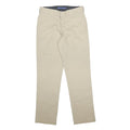 DICKIES Mens Cotton Blend Beige Regular Straight Trousers W32 L32 Workwear Zip