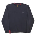 ALPHA INDUSTRIES Mens Navy Blue Crew Neck M Cotton Blend Sweatshirt Casual