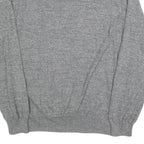 TOMMY HILFIGER Mens Grey Cotton Blend Patterned Crew Neck Basic Knit XL Jumper