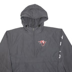 CHAMPION Mens Grey Hooded Zip Jacket XL Polyester Lightweight Sportswear