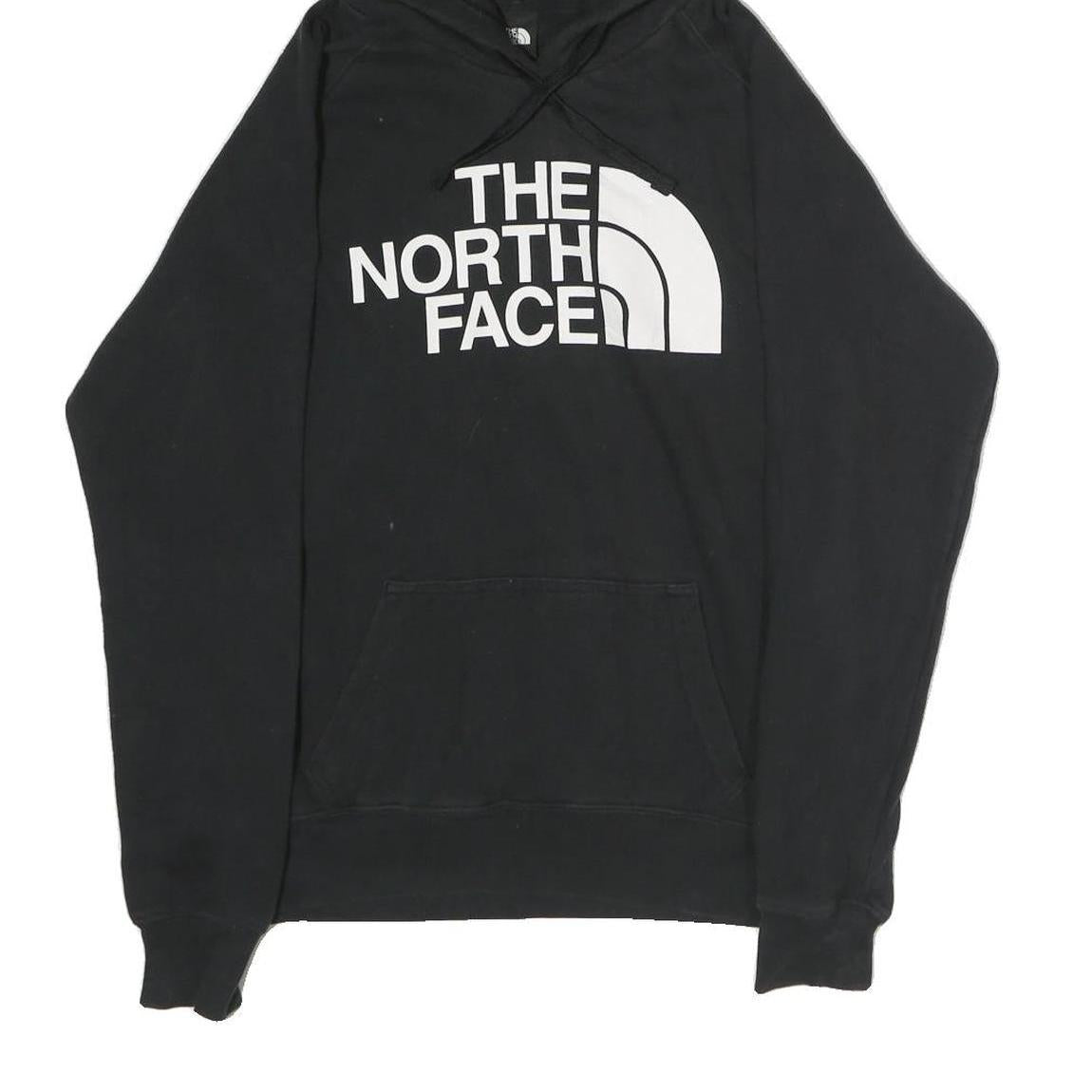 THE NORTH FACE Womens Black Hoodie S Cotton Pullover Hooded Sweatshirt