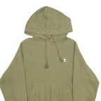 CHAMPION REVERSE WEAVE Mens Green Pullover Hoodie S Comfortable Cotton Blend