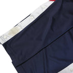 REEBOK Mens Polyester Blend Navy Blue Regular Straight Trousers W32 L30