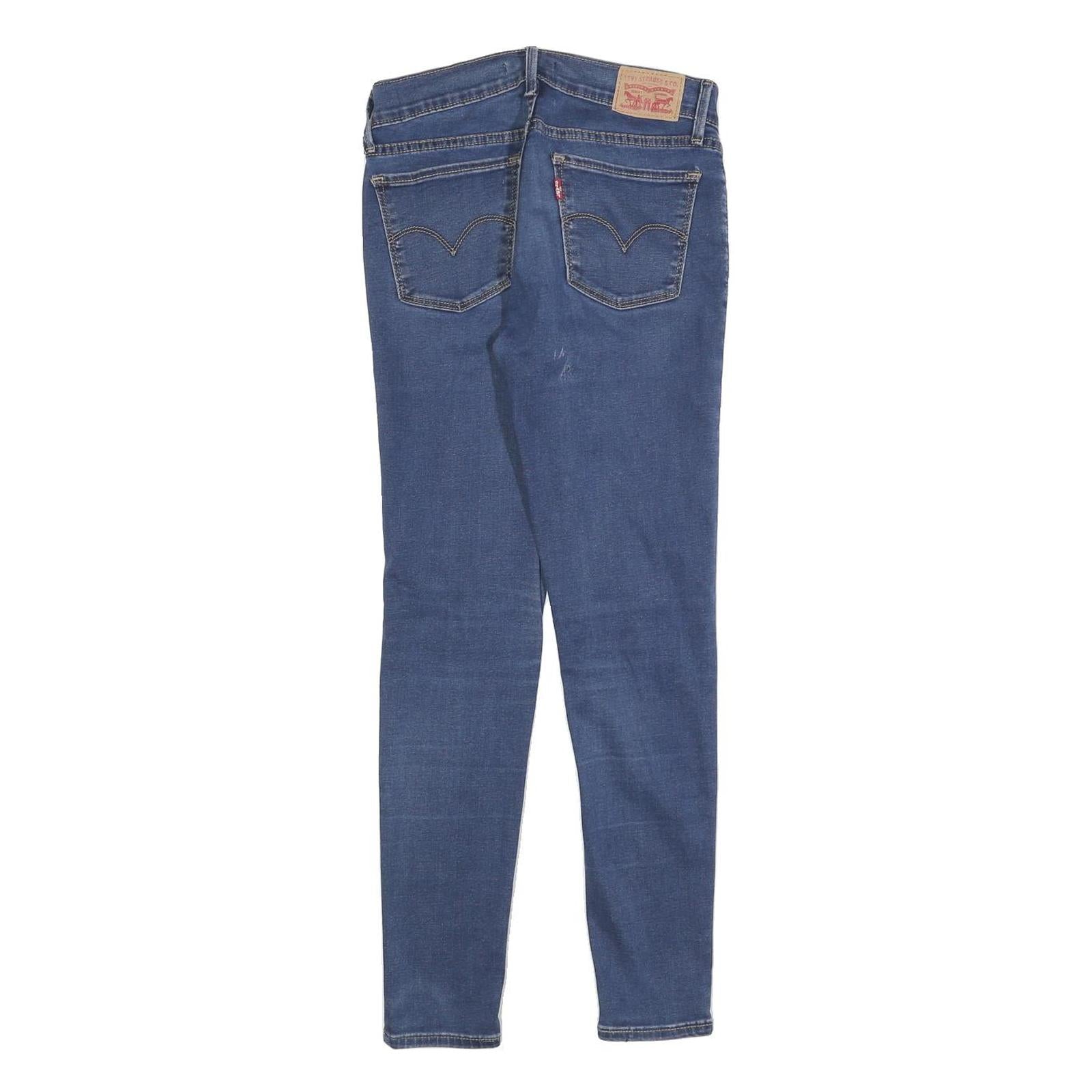 LEVI'S 710 Womens Jeans Blue Slim Skinny Denim Medium W27 L27 Stretch