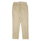 CALVIN KLEIN Womens Jeans Beige Regular Straight Denim W30 L33 Classic Zip