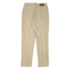 CALVIN KLEIN Womens Jeans Beige Regular Straight Denim W30 L33 Classic Zip