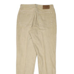 CALVIN KLEIN Womens Jeans Beige Regular Straight Denim W30 L33 Classic Zip