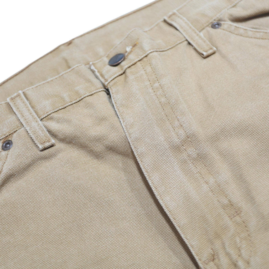 DICKIES Mens Cotton Beige Relaxed Straight Trousers W36 L30 Workwear Casual