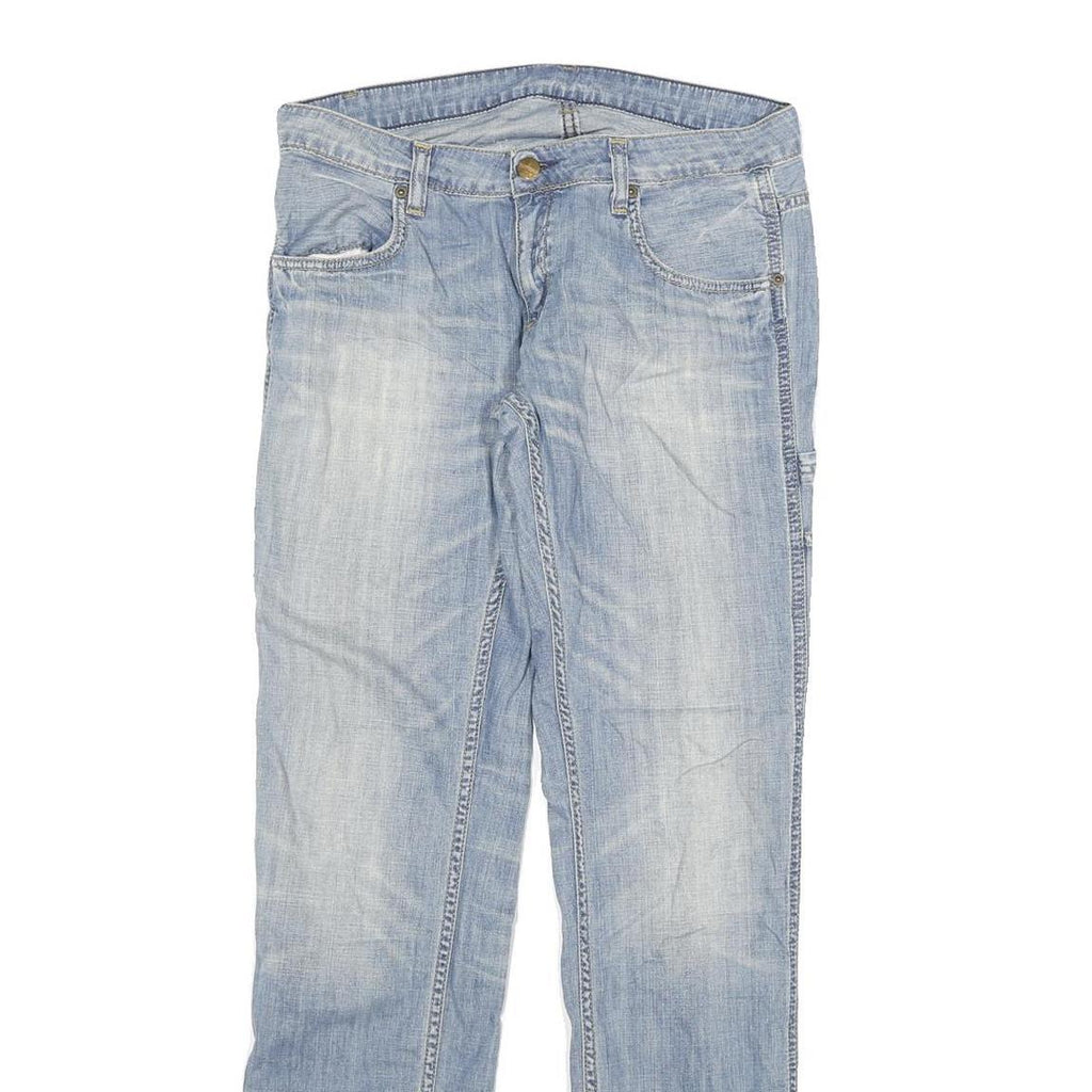 CARHARTT Womens Jeans Blue Regular Straight Denim Rinse W28 L32 Workwear