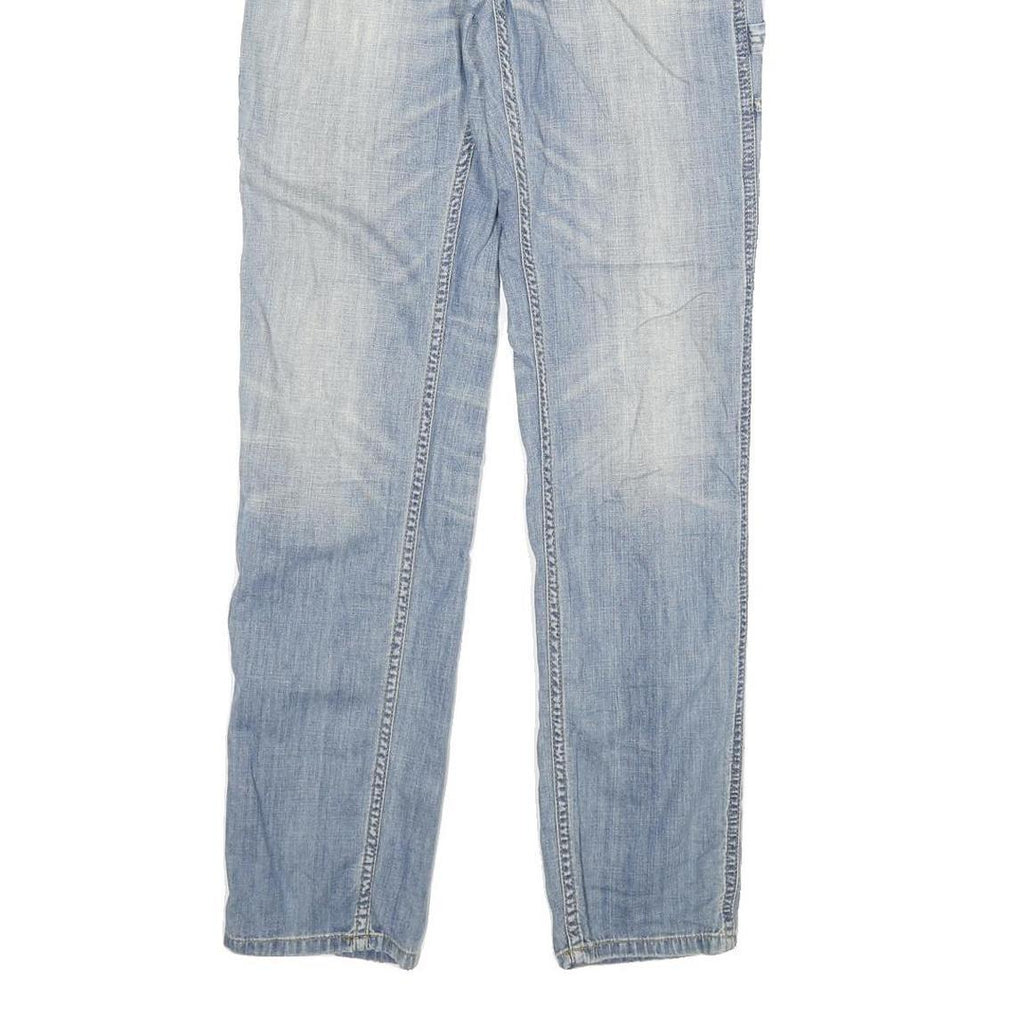 CARHARTT Womens Jeans Blue Regular Straight Denim Rinse W28 L32 Workwear