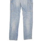 CARHARTT Womens Jeans Blue Regular Straight Denim Rinse W28 L32 Workwear