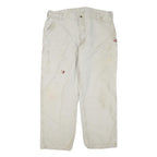 CARHARTT Mens Regular Fit Beige Workwear Trousers W40 L28 Durable Cotton Blend