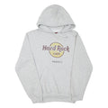HARD ROCK CAFE Mens Grey Hoodie M Prague Logo Cotton Blend Pullover