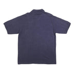 COTTON DELUXE Mens Navy Blue Big Ten Conference Short Sleeve Polo Shirt L