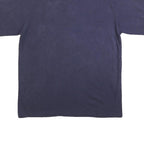 COTTON DELUXE Mens Navy Blue Big Ten Conference Short Sleeve Polo Shirt L