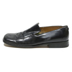 NAVYBOOT Mens Leather Loafers Black UK 7 Classic Formal Slip-On Shoes