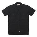 DICKIES Mens Black Work Shirt Polyester Blend M Durable Comfort Fit