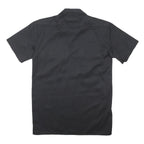 DICKIES Mens Black Work Shirt Polyester Blend M Durable Comfort Fit