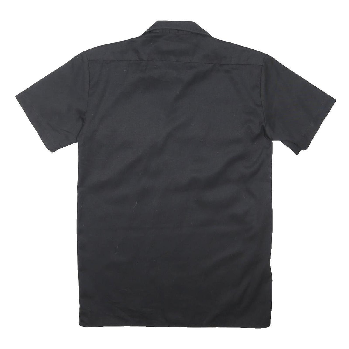 DICKIES Mens Black Work Shirt Polyester Blend M Durable Comfort Fit