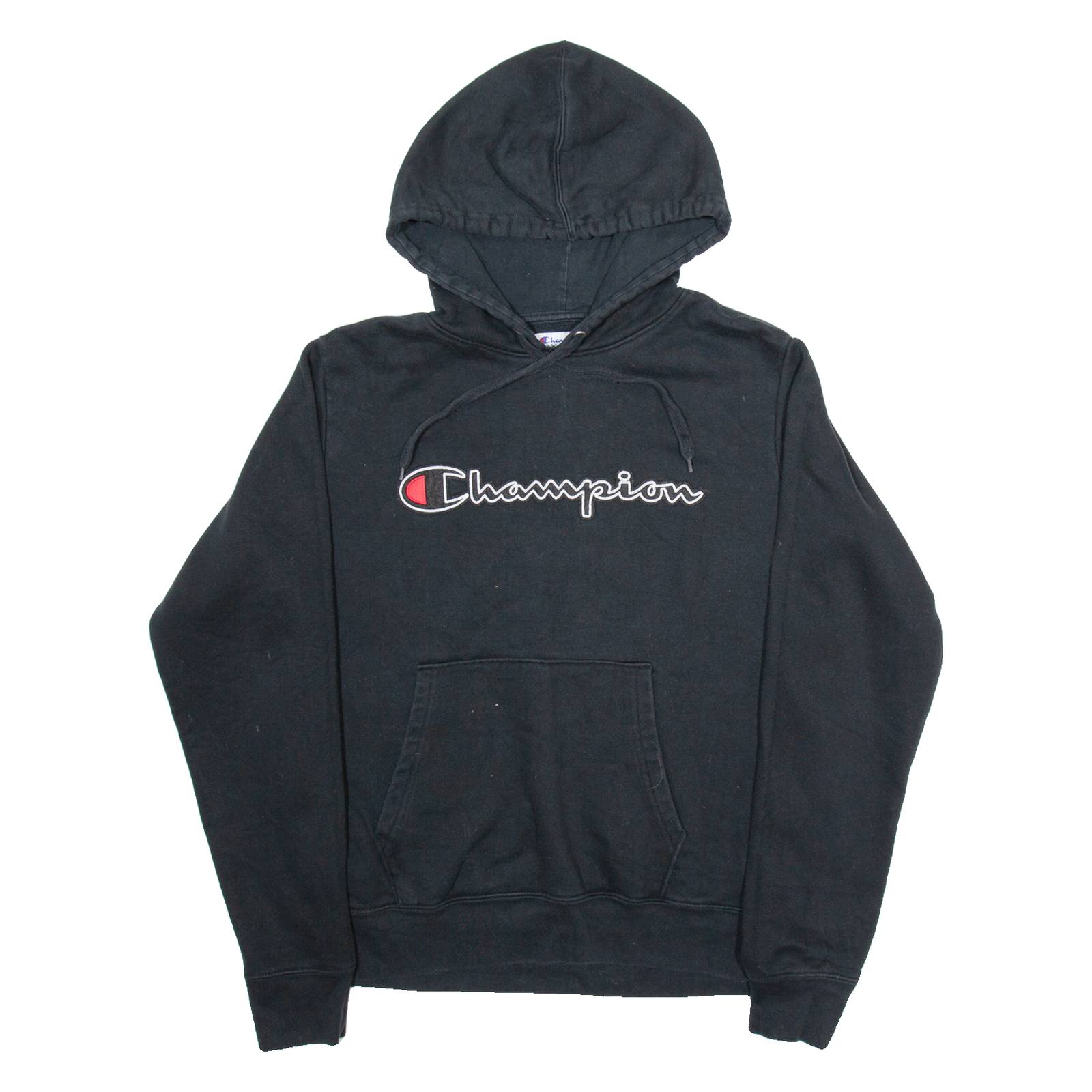 CHAMPION Mens Black Hoodie M