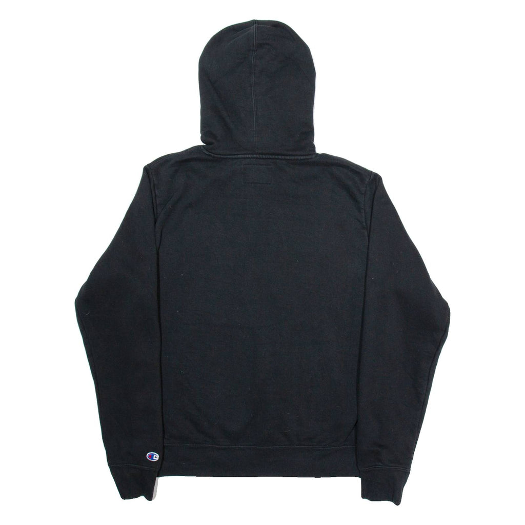 CHAMPION Mens Black Hoodie M