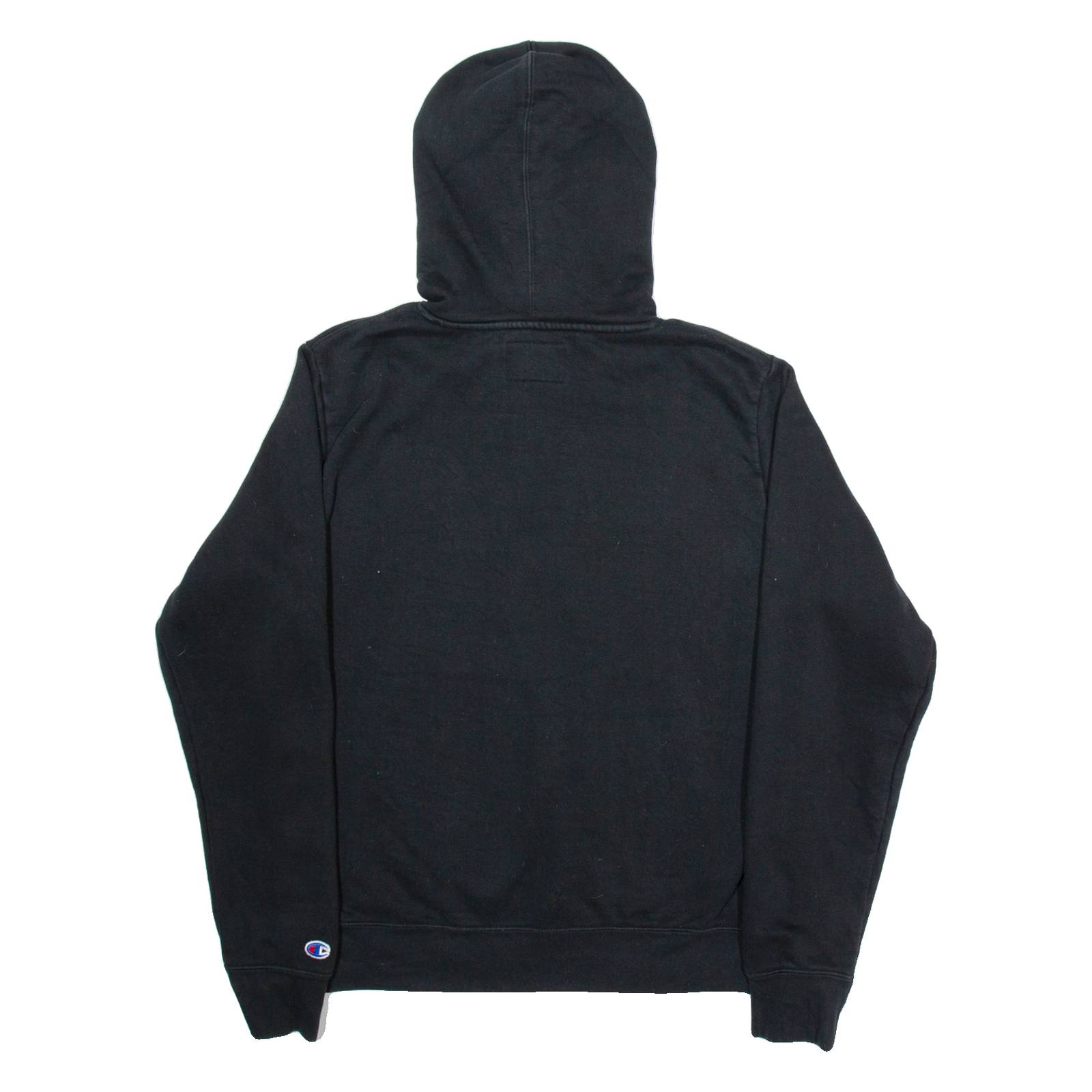 CHAMPION Mens Black Hoodie M