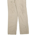 BULWARK Mens Cotton Blend Beige Regular Regular Fit Trousers W30 L34 Workwear