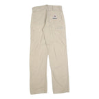 BULWARK Mens Cotton Blend Beige Regular Regular Fit Trousers W30 L34 Workwear