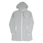 ATHLETIC XPRESS Womens Grey Hooded Zip Jacket S Polyester Blend Casual