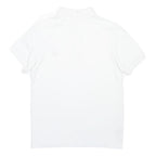 FRED PERRY Mens White Short Sleeve Plain Polo Shirt S Classic Cotton