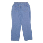 CHIC Womens Jeans Blue Relaxed Straight Denim W28 L30 Elasticated Waistband