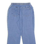 CHIC Womens Jeans Blue Relaxed Straight Denim W28 L30 Elasticated Waistband