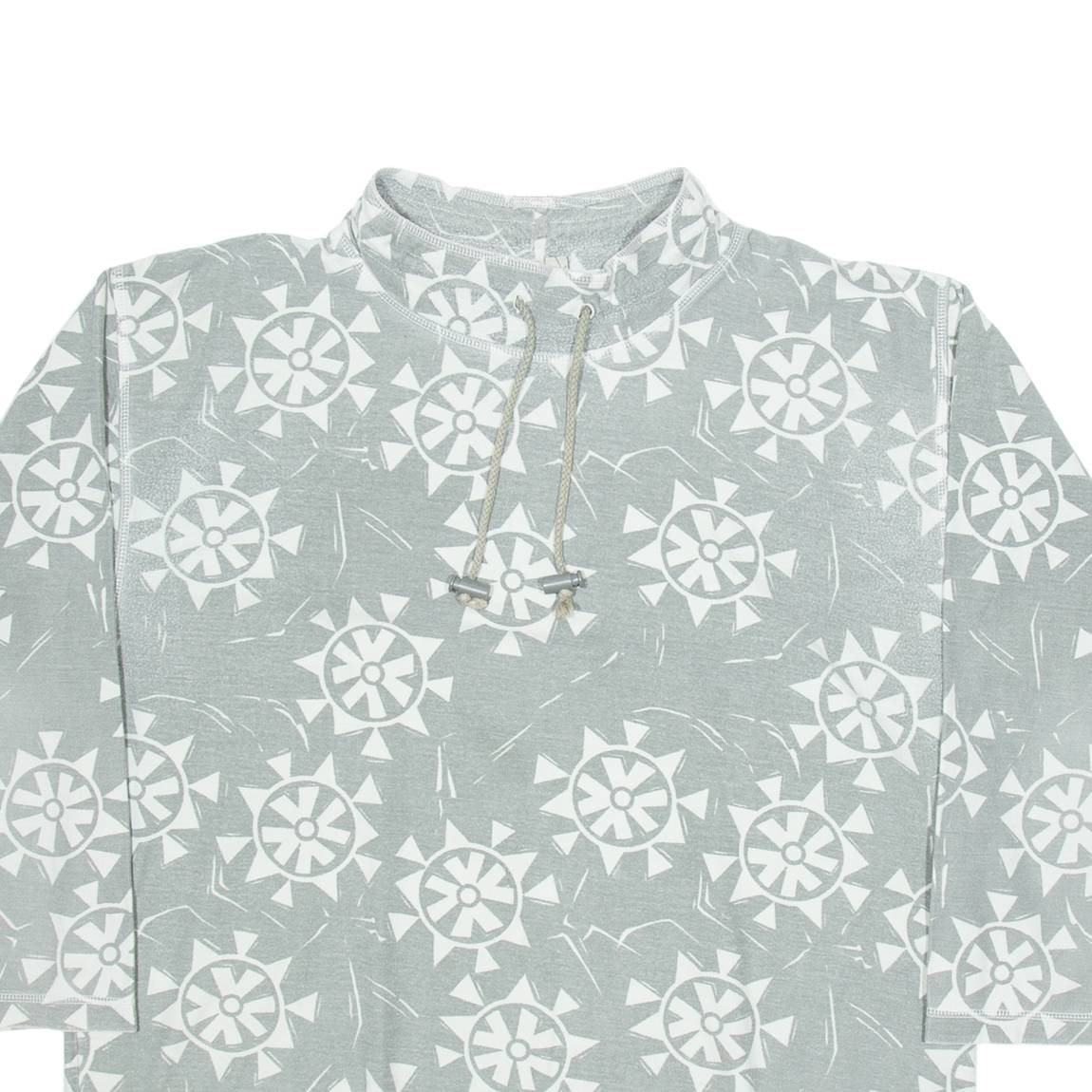 GO WEST Drawstring Mens Sweatshirt Grey XL