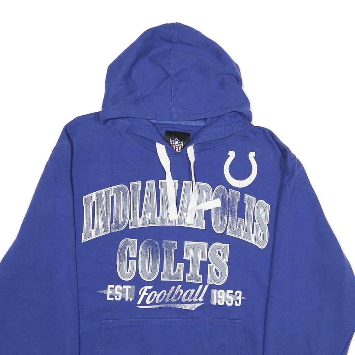 NFL Mens Blue Indianapolis Colts Pullover Hoodie XL Football Sportswear